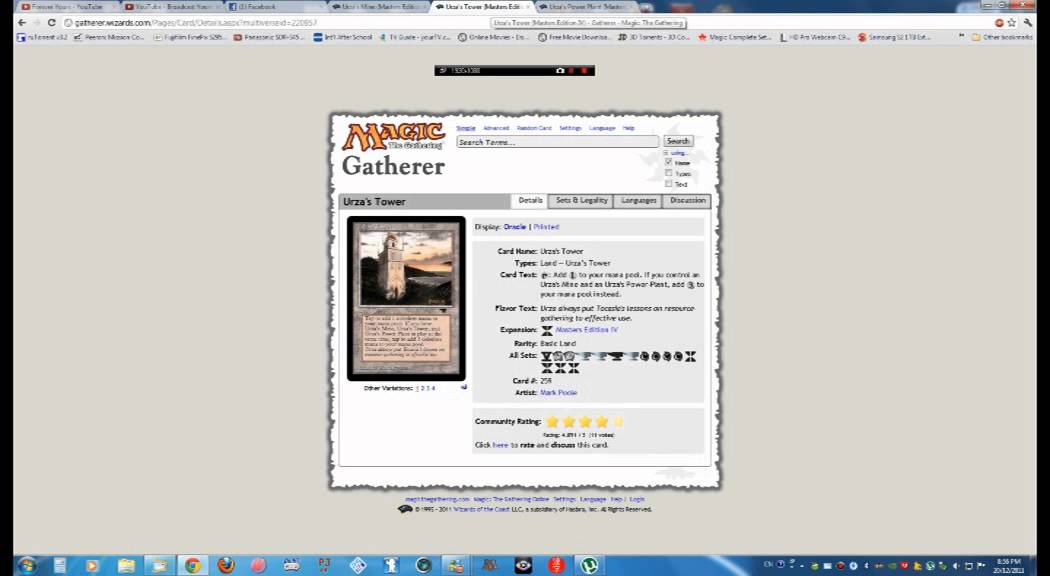 Urza's Mine, Urza's Tower, Urza's Power Plant