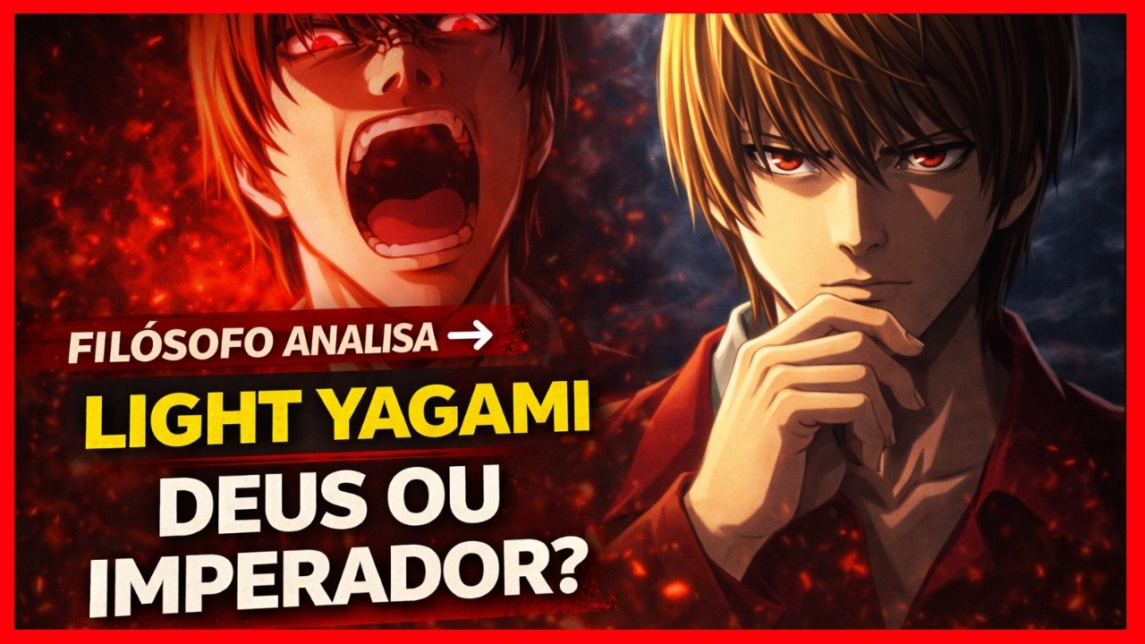 LIGHT YAGAMI e a ILUSÃO DE SER DEUS | Filosofia Death Note