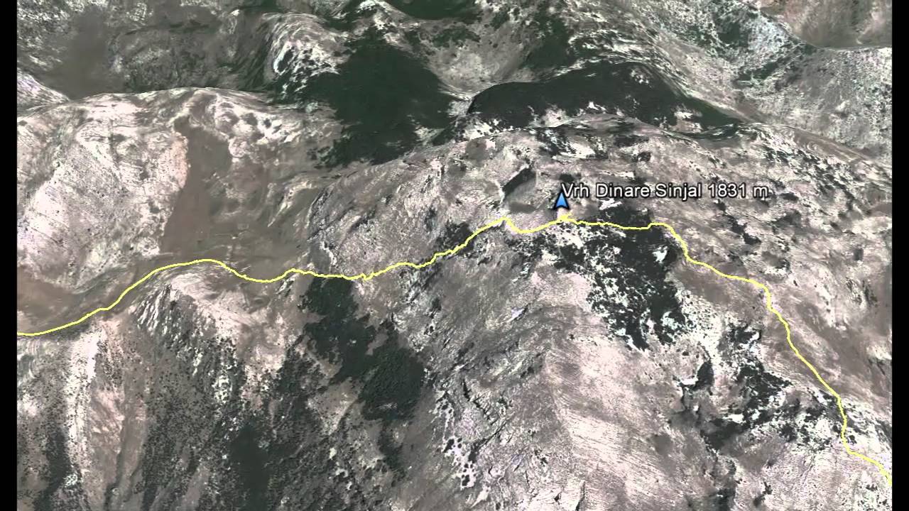 Uspon na Dinaru od Mirkovici - dom Brezovac - vrh - Sinjal - Glavasi