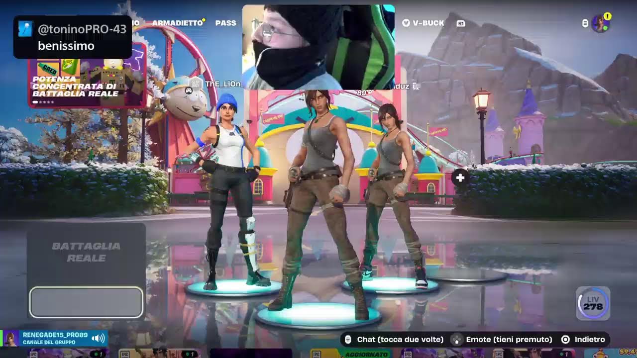 Fortnite con tutti voi💙