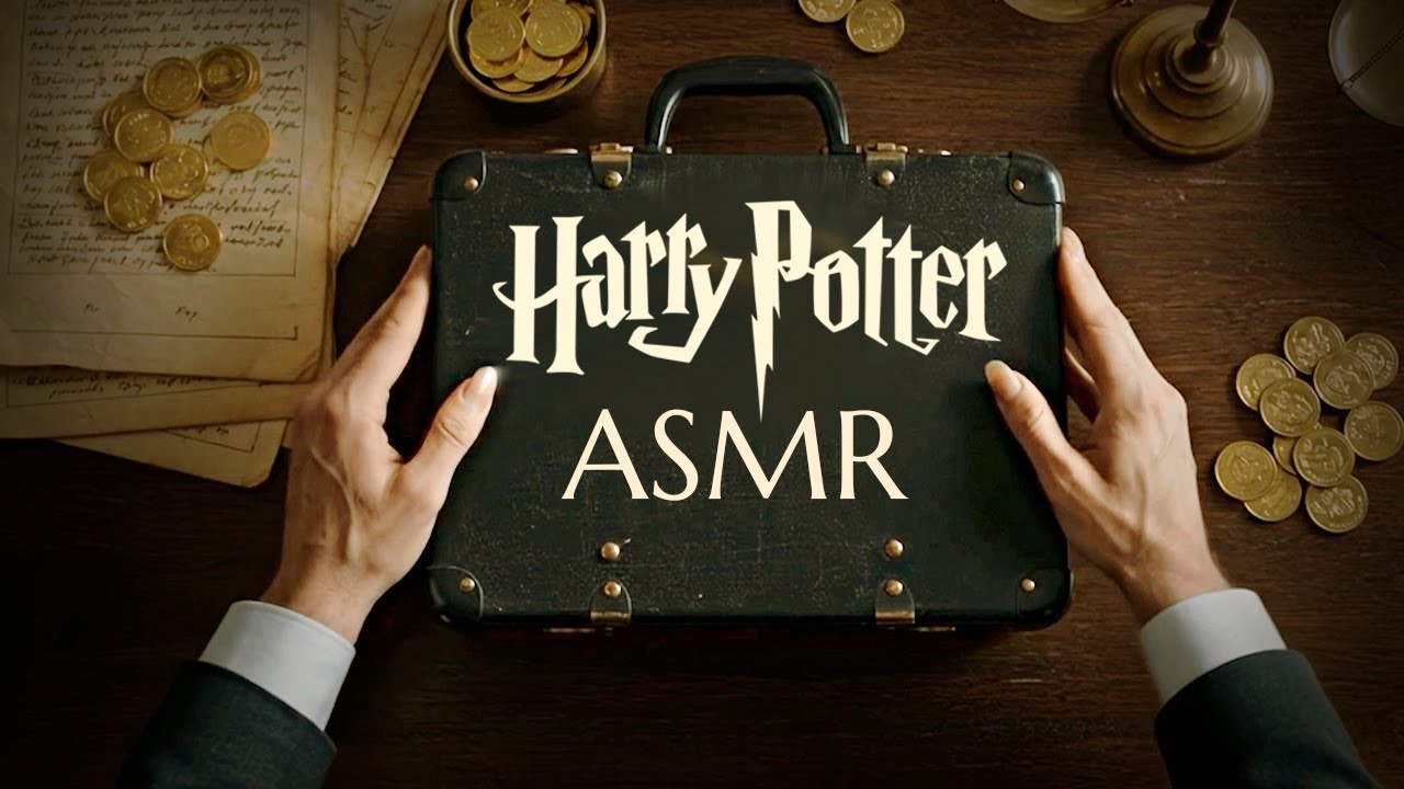 ASMR sounds of Harry Potter | Gringotts Bank (Gold Coins, Writing, Tapping & More) NO MUSIC