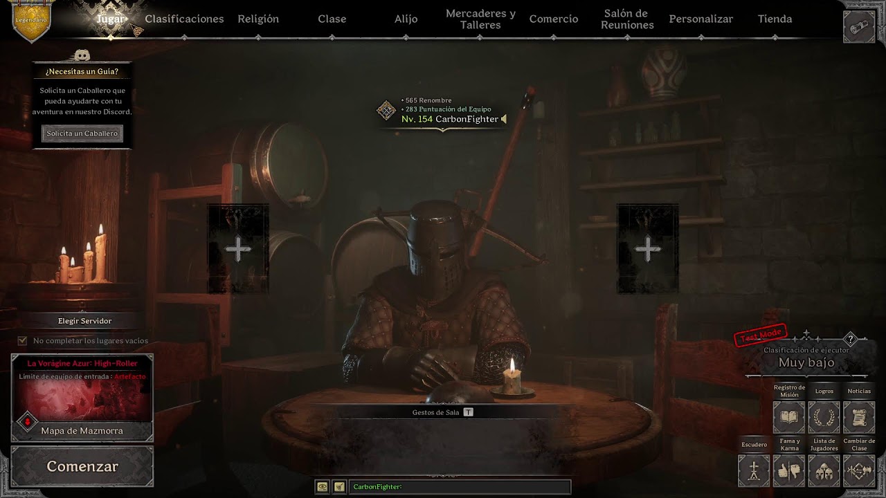 🗡️ Fighter en las Profundidades – Sobrevivir o Morir / Dark & Darker