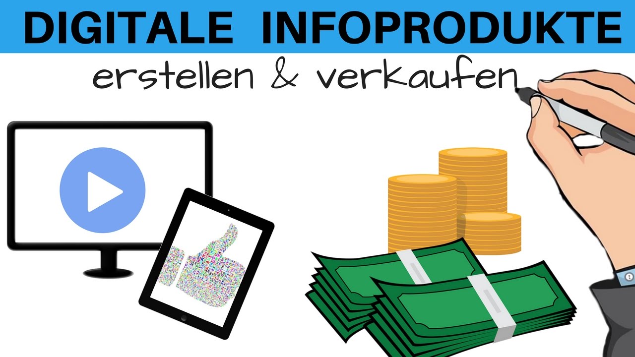 Digitale Infoprodukte erstellen & vertreiben - Online Geld verdienen mit Videokursen, ebooks & Co.