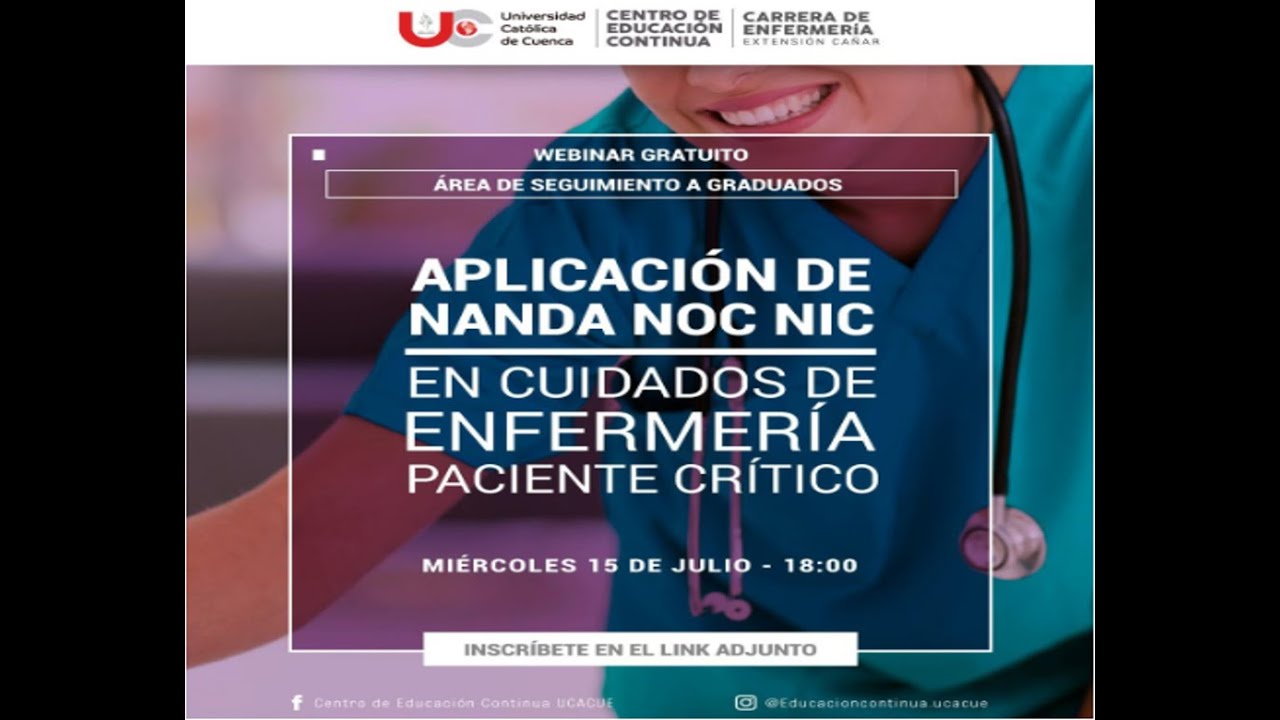 Aplicación de Nanda Noc Nic, en cuidados de enfermería paciente crítico