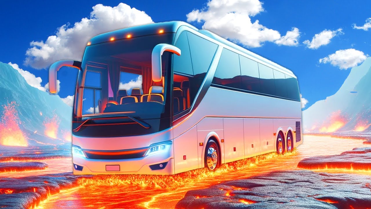Bus Simulator 2023 But it's During a VOLCANO DISASTER!