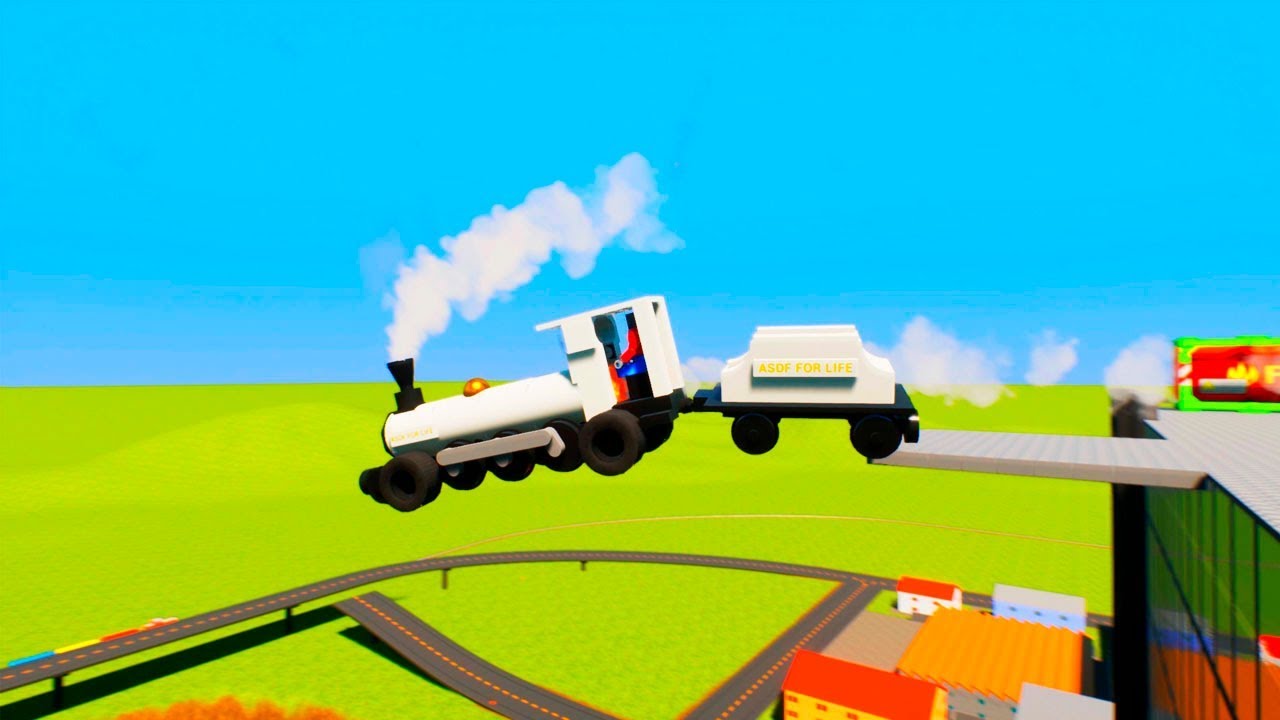 Building Cars Falls Crashes 25 | Brick Rigs