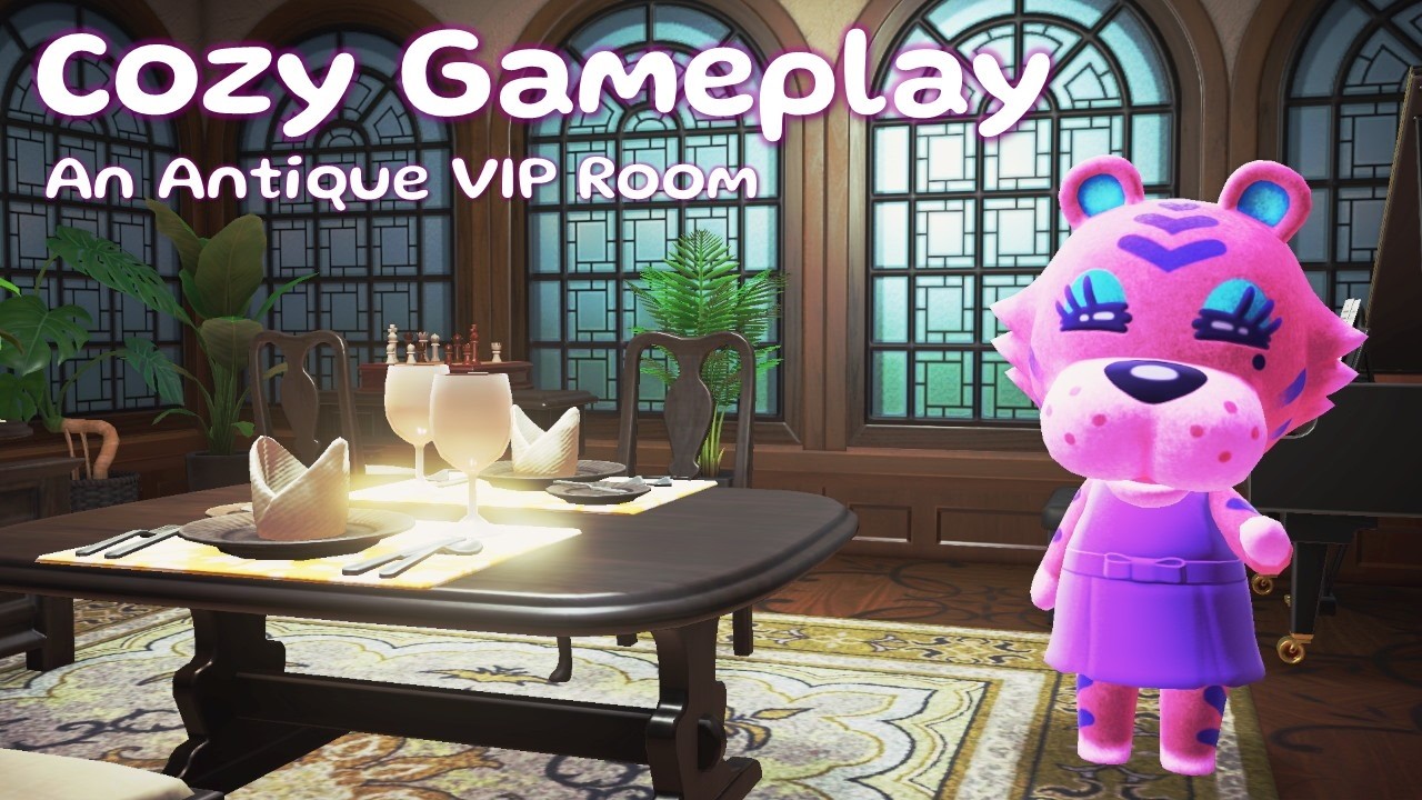 ACNH | A VIP Antique Hotel Room for Claudia | Cozy Gameplay | No Commentary