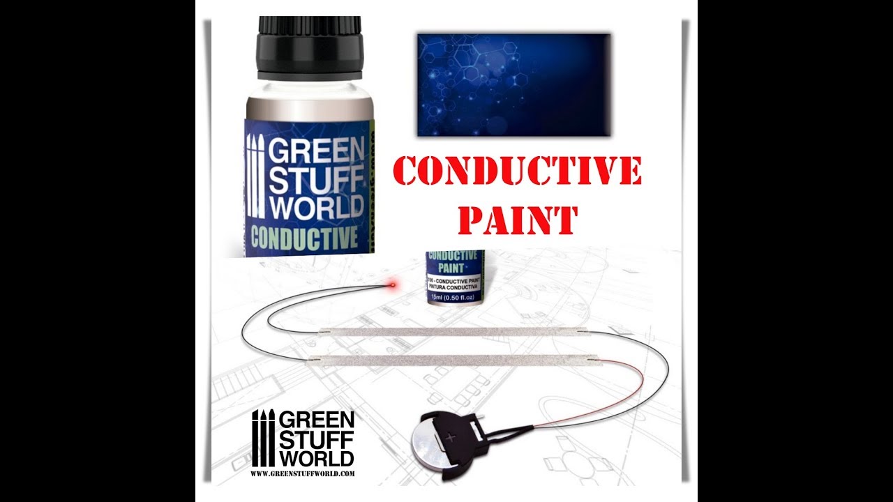 Creative : Basic circuit with conductive paint.