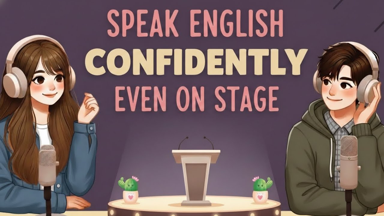 Afraid Of Stage? Easy English Listening Story Builds Confidence Courage Today
