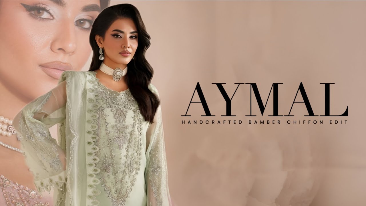 Alizeh Luxury Chiffon Unstitched Collection 2026 | Aymal Vol 3 Handwork Chiffon Edit By Alizeh 