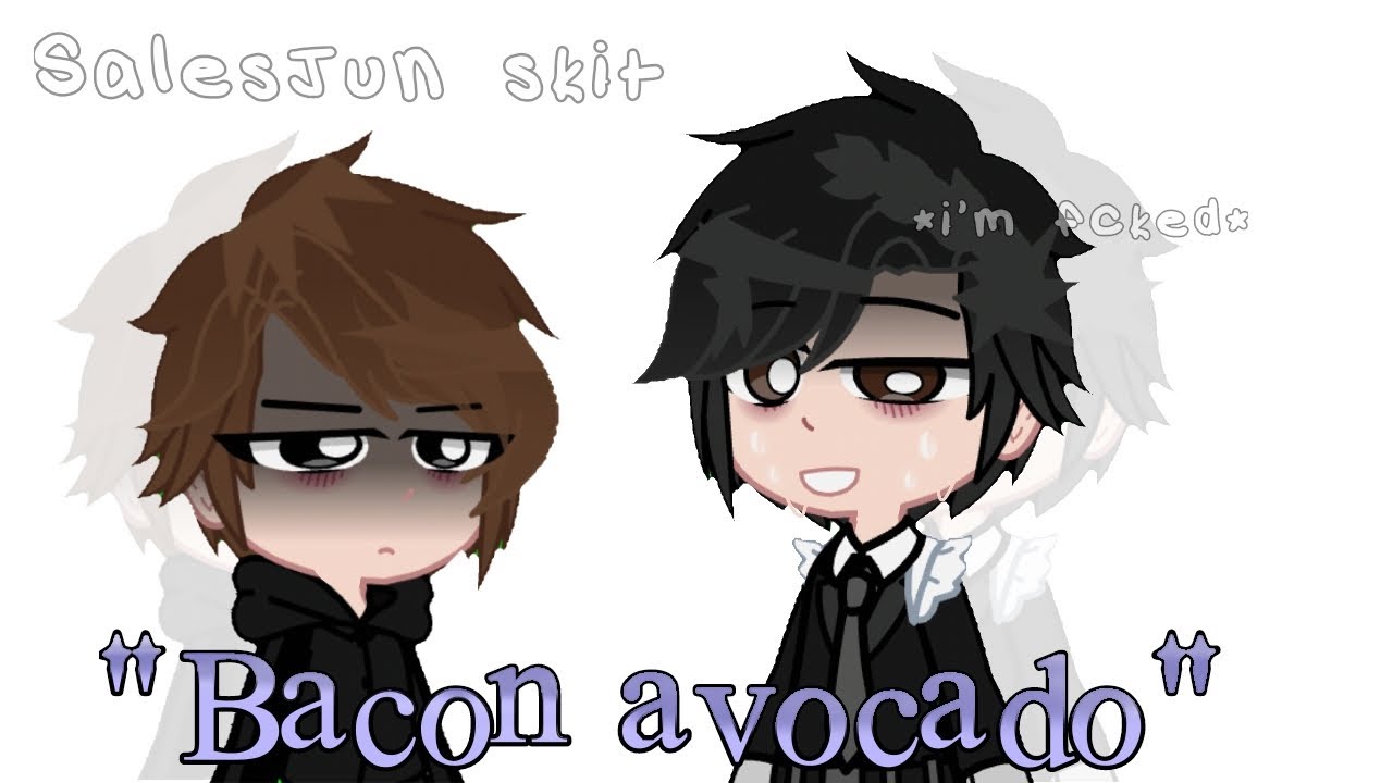 🦑||Bacon Avocado||Ft.Hwang Brothers+Mentioned SalesJun|| Squid Game Gacha Skit|| SalesJun Ship||