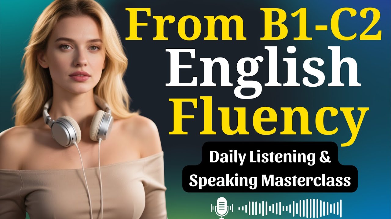 From B1 to C2 English Fluency | Daily Listening & Speaking Masterclass | English Podcast