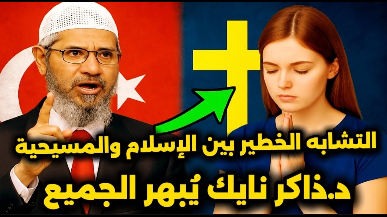 🔴 التشابه الخطير بين الإسلام والمسيحية! | د. ذاكر نايك يُبهر الجميع 🔥 (مترجم ومدبلج)