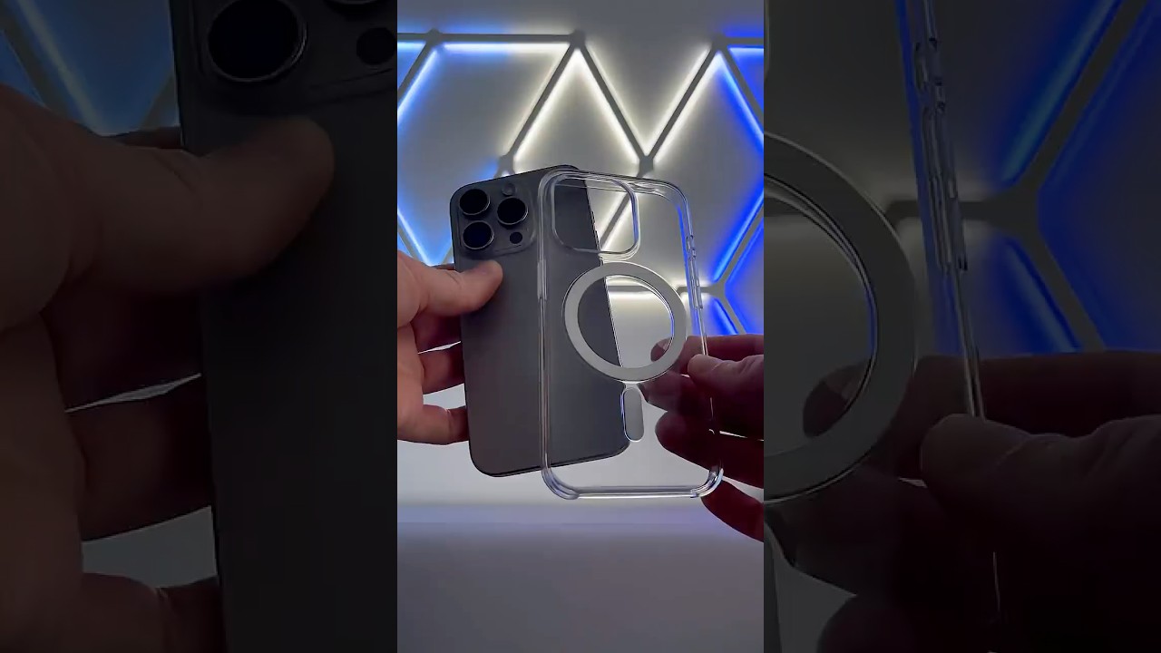 iPhone 15 Pro Clear Case with MagSafe Unboxing