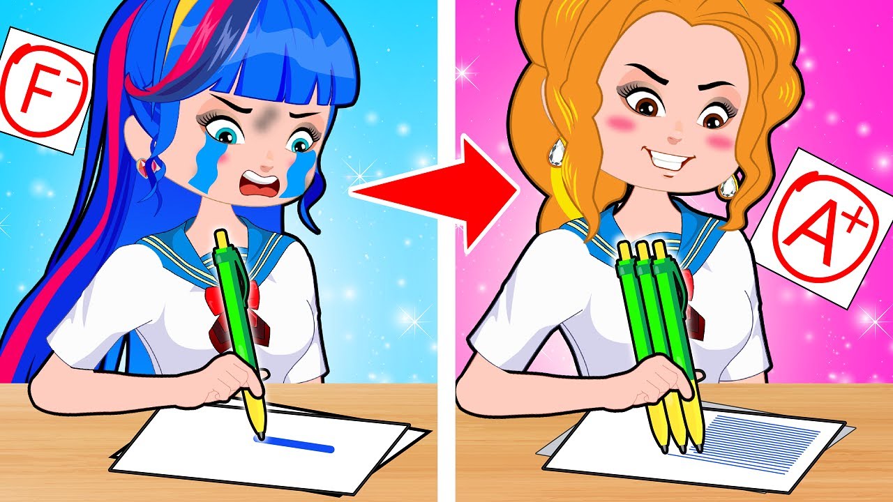 FUNNY DIY SCHOOL HACKS || Easy Crafts and Hacks For Back To School