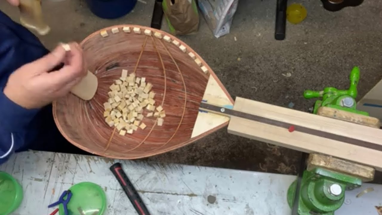 Κατασκευή μπουζούκι Μέρος 15 - Greek Bouzouki how it's made Part 15