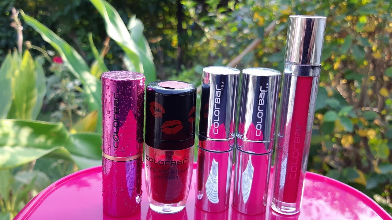 Top 5 matte lipstick from colorbar review & swatches, best lipstick for brides, bridal lipsticks
