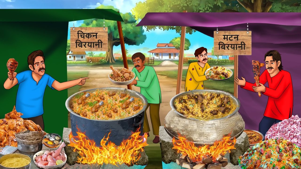 চিকেন বিরিয়ানি বনাম মাতান বিরিয়ানি বিক্রেতা | New Bengali Stories 2025 | Notun Bangla Golpo