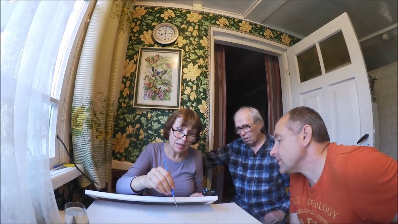 #864 Беларусь Брест Рисую картину Рынок - Бассейн - Лягушки