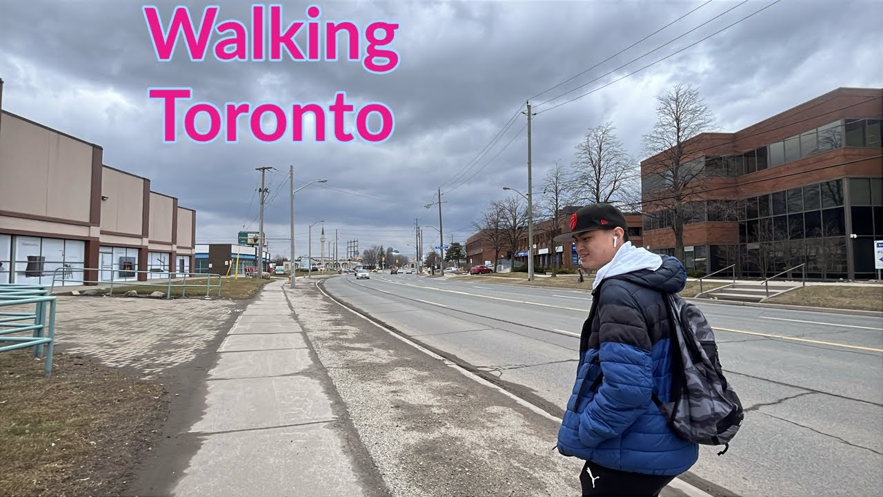 Walking The East Mall in Etobicoke Toronto With Yoshi 3/24/2025