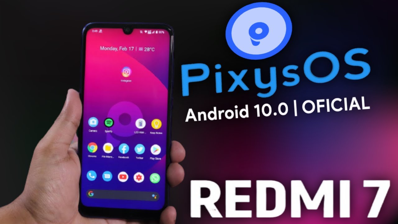 Rom PixysOS Redmi 7 | EXCELENTE FLUIDEZ