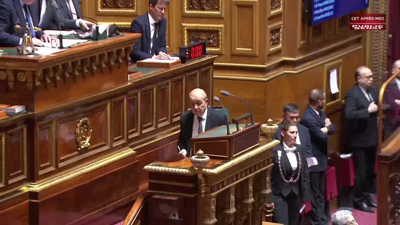 Frappes françaises en syrie : déclaration sans vote du gouvernement au S... - Sénat 360 (16/04/2018)
