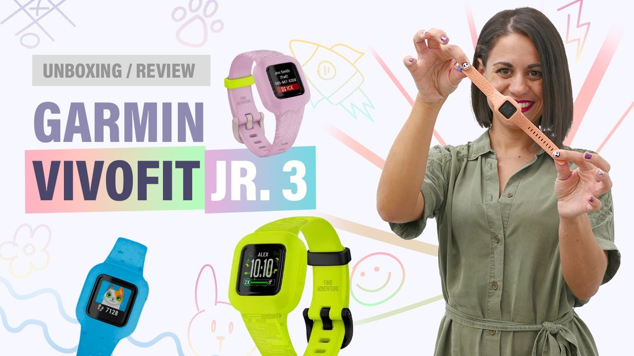 Garmin VivoFit JR 3 🏅  Unboxing y Review (pulsera deportiva niños)