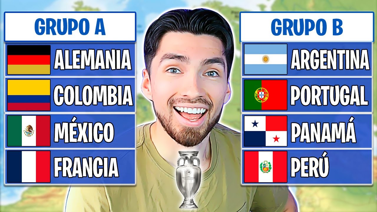 Pongo a los EQUIPOS de la COPA AMÉRICA en la EUROCOPA! ¿Lograrán Ganarla?