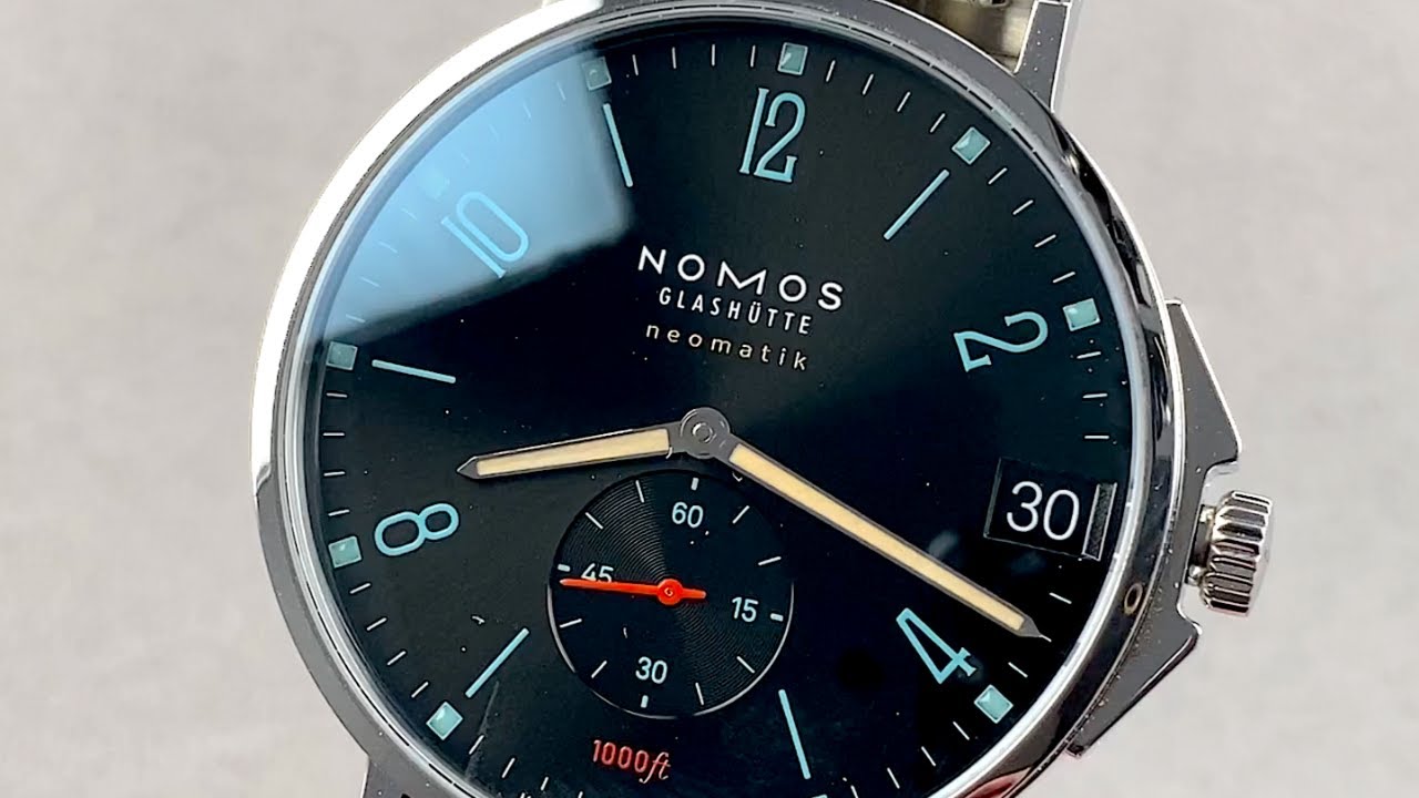 Nomos Glashutte Tangente Sport Neomatik Date 581 Nomos Glashutte Watch Review