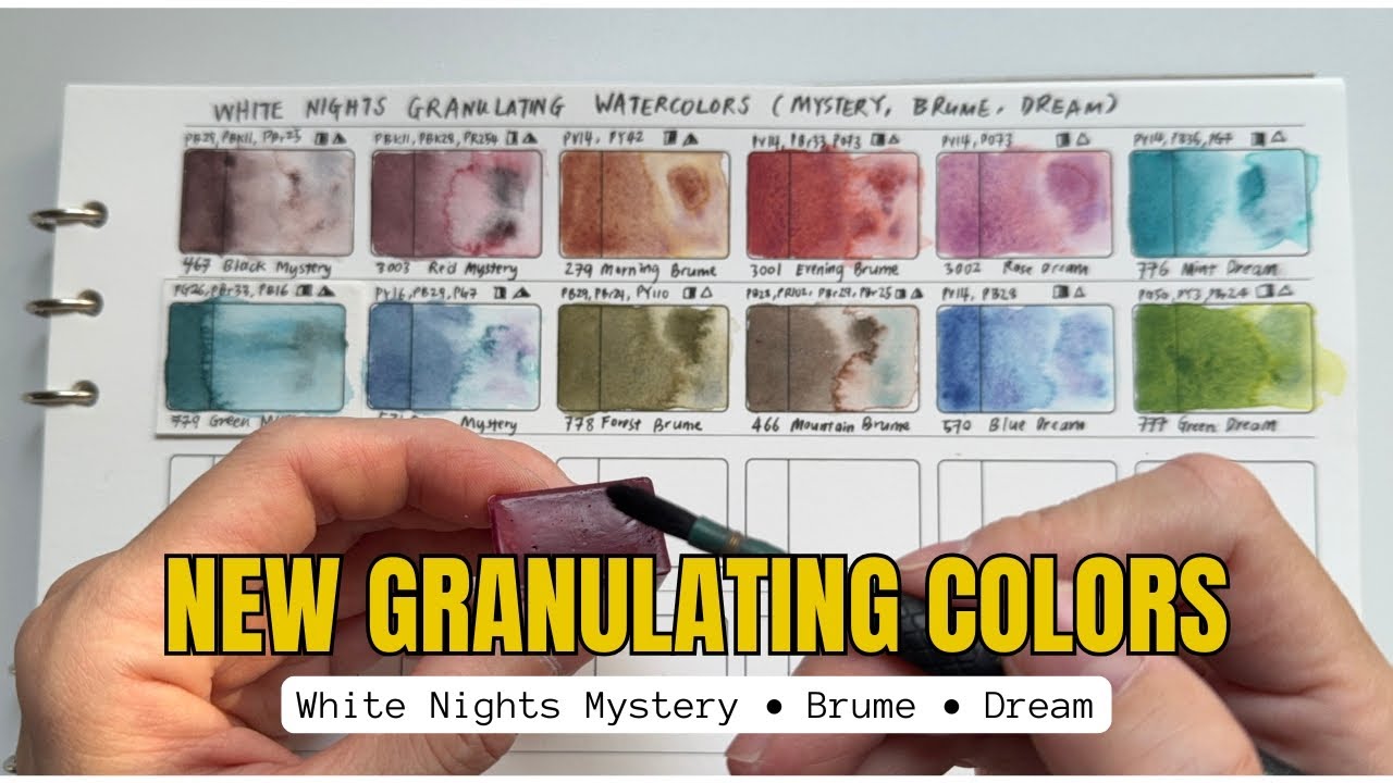 Свотчи новой серии White Nights Granulating | Тайна, туман и сон: объяснение