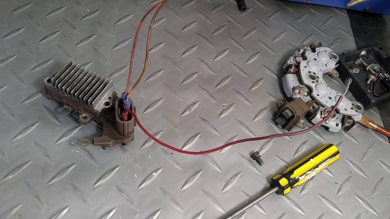 Prueba de regulador de alternador Toyota