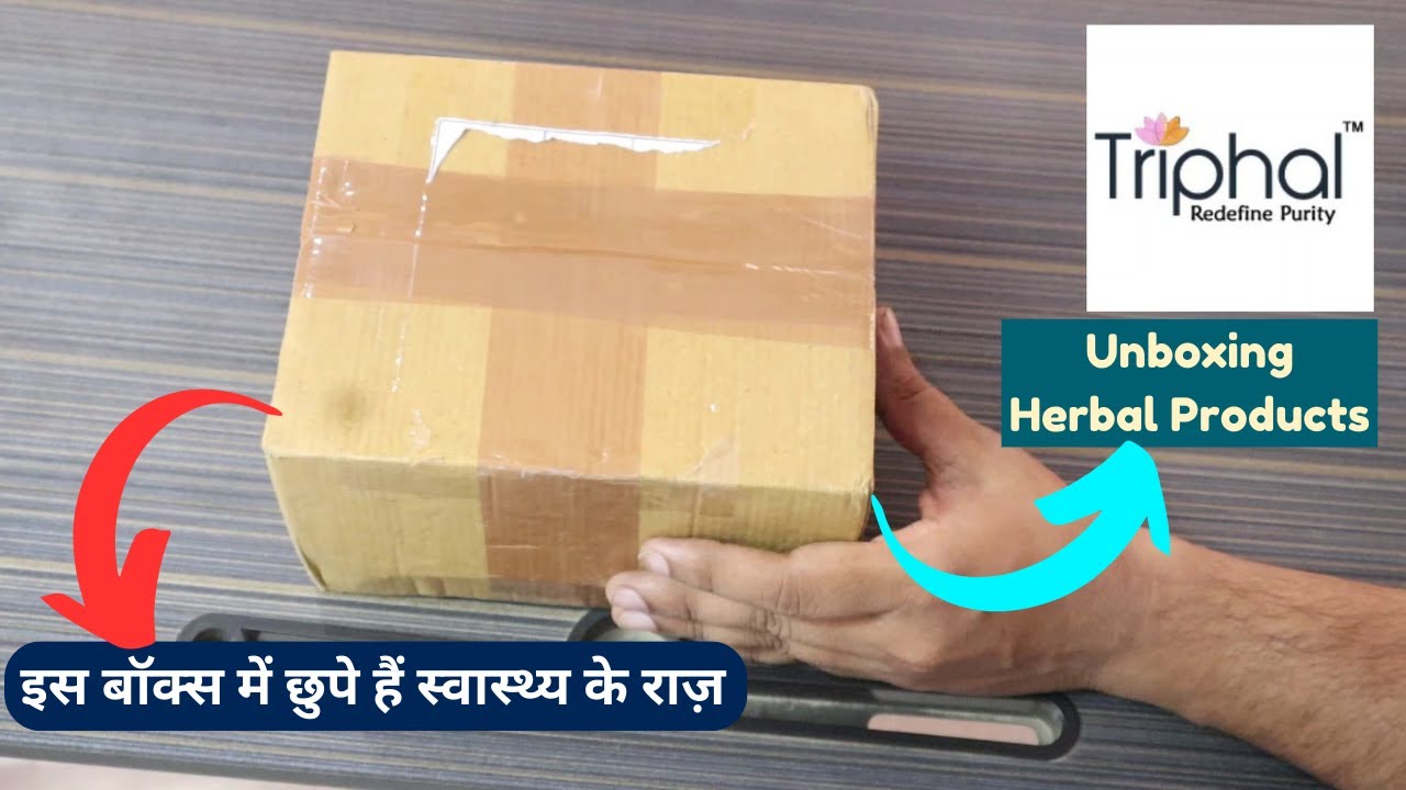 Triphal Herbal Products Unboxing | Triphala Powder, Ashwagandha Powder & Brahmi Booti Powder