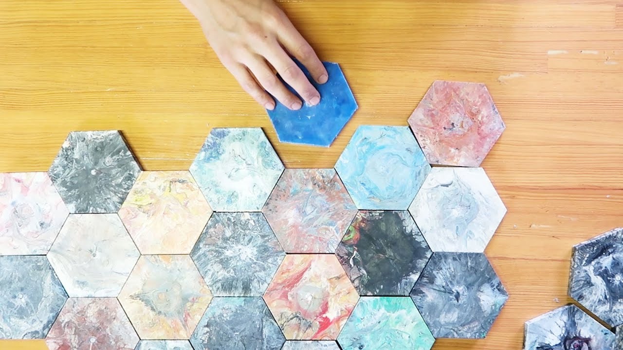 Weld a mould to make colourful tiles from plastic waste #preciousplastic