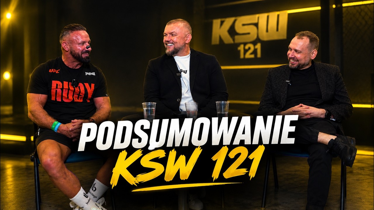 AFTER PO KSW: Juras, Wojsław Rysiewski i Artur Gw&oacute;źdź omawiają co działo się na XTB KSW 121!