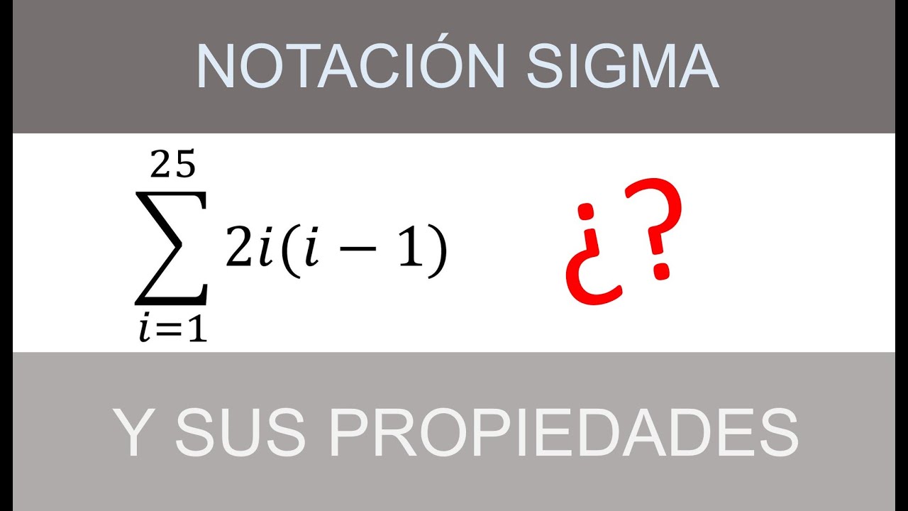 Notación sigma, Sumatoria, Cálculo integral, Integral. Súper Básico con ejemplos.
