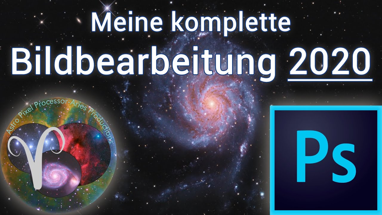 Meine komplette Bildbearbeitung 2020 für Astrofotos mit Astro Pixel Processor 👍