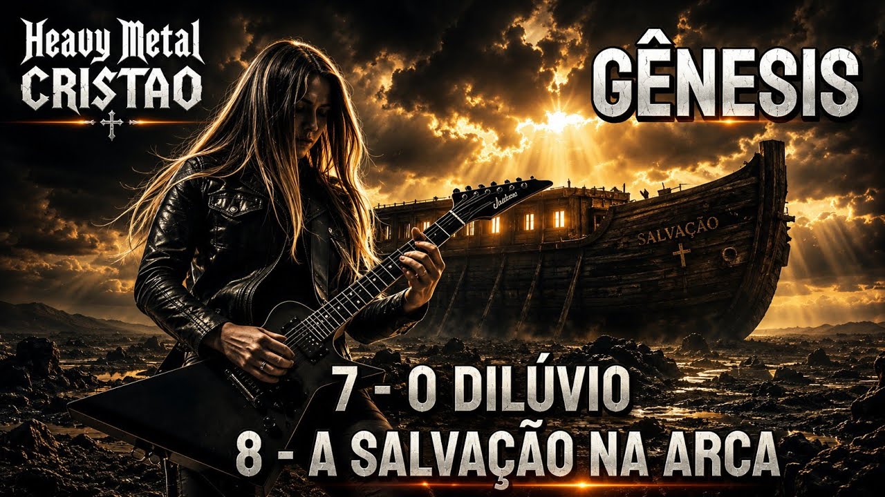GÊNESIS 7 e 8 - Quando o Juízo Cai e a Esperança Se Levanta – Heavy Metal Cristão