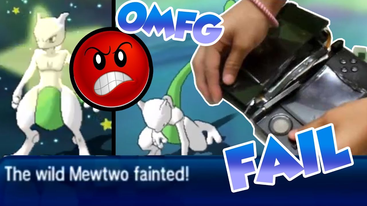 INSANE SHINY MEWTWO FAIL! Shiny Pokemon Fail  Reaction - Pokemon Ultra Sun and Moon - Mewtwo USUM