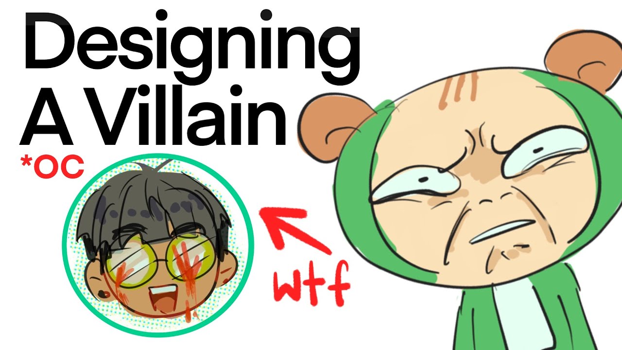 🦠Redesigning Childhood OCs - A VILLAIN (Part 2) 💉
