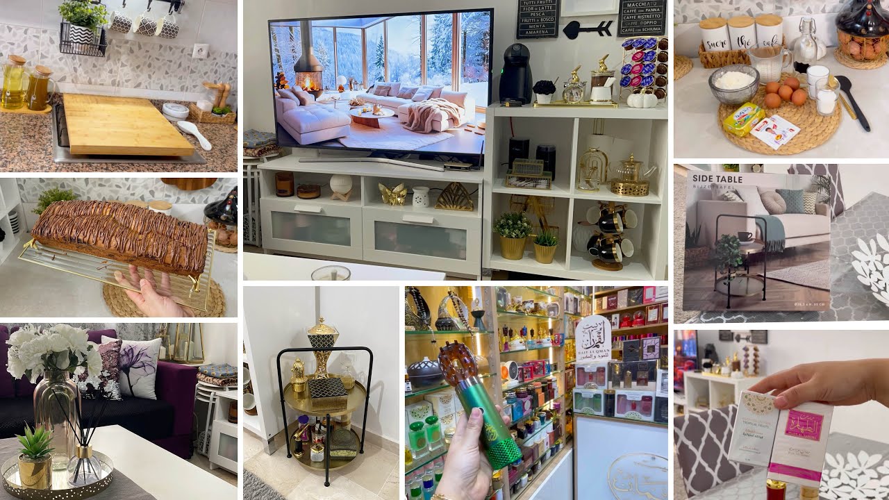 روتيني ليوم كامل💖ديكور جديد💖كيك الزبدة لي طلبتو مني🎀محل جديد للعطور و البخور