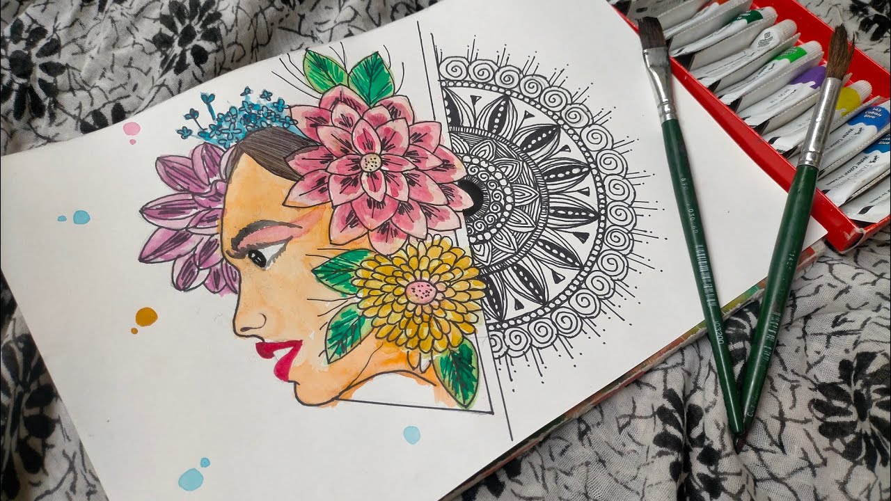 Creative Mandala Art | #painting #mandala #mandalaart #mandaladrawing