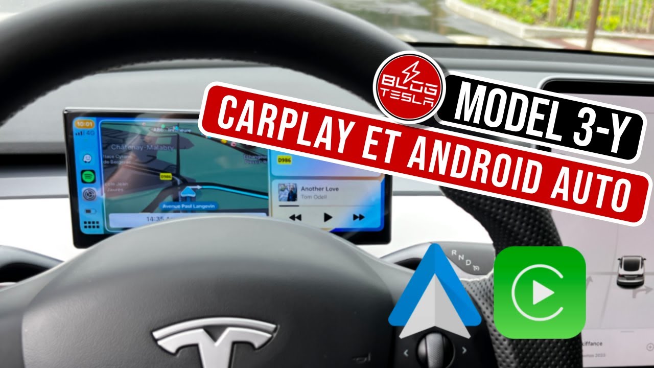 L'écran CarPlay et Android auto qui change tout à bord de votre Tesla Model 3 ou Y