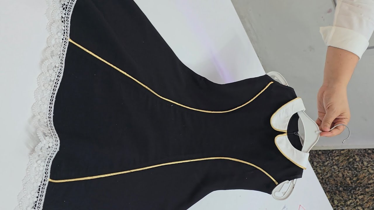 طريقة سهلة لتصميم وخياطة فستان البرنسيسة خطوة بخطوة! 🌟 للمبتدئين والمحترفين