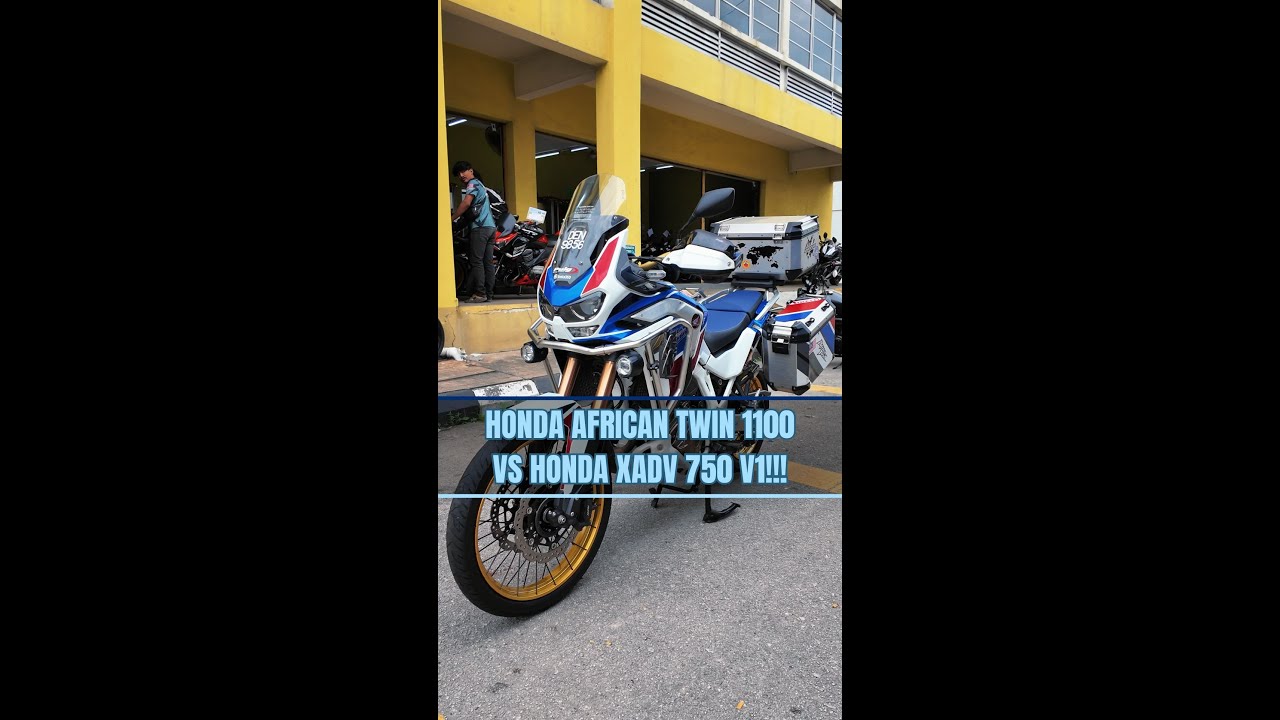 HONDA AFRICAN TWIN 1100 VS HONDA XADV 750 V1!!! #tmmotoworld #honda #xadv #africantwin1100