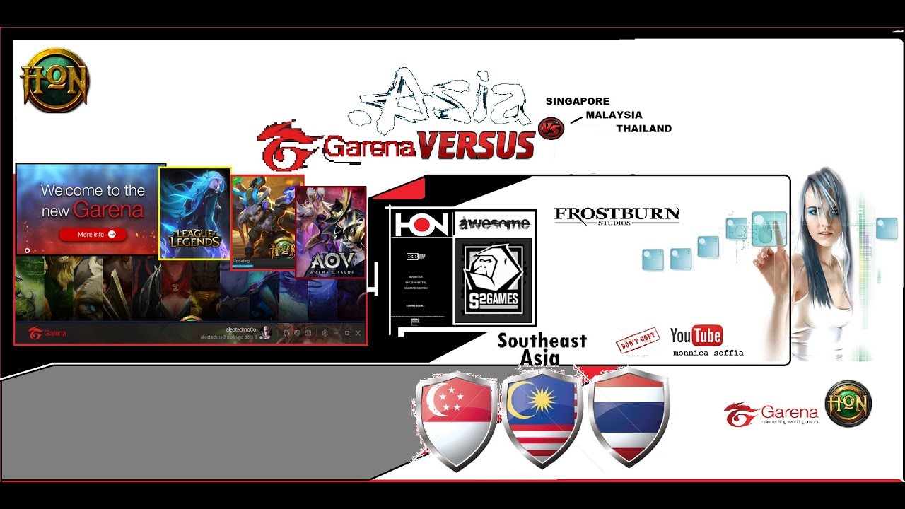 Garena : Heroes Of Newerth How to setup or up Thailand Server