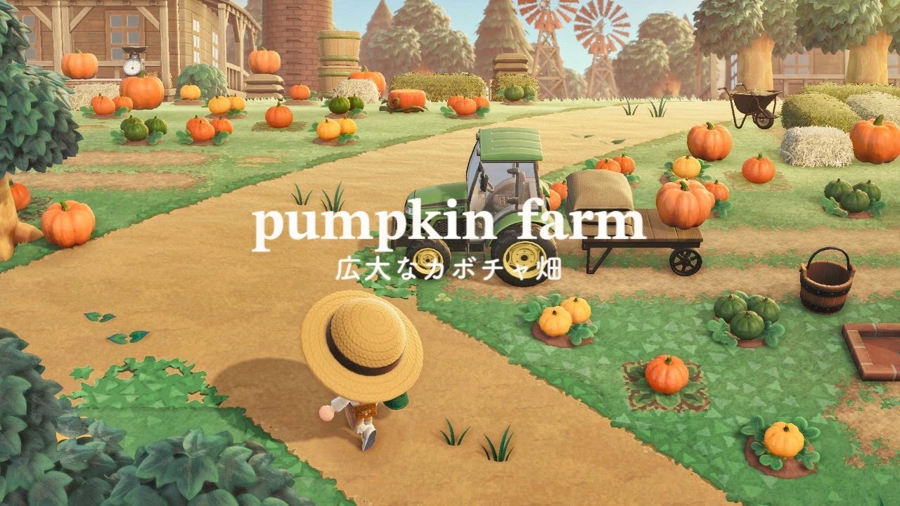 【あつ森】広大なカボチャ畑 | pumpkin farm | Speed Build | AnimalCrossingNewHorizons | あつ森