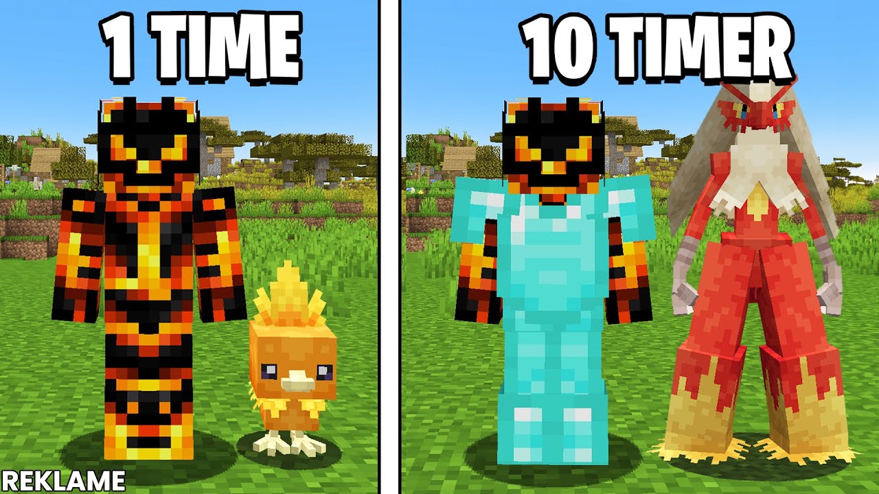 Jeg Fik En Pokémon I Level 100 I Minecraft!