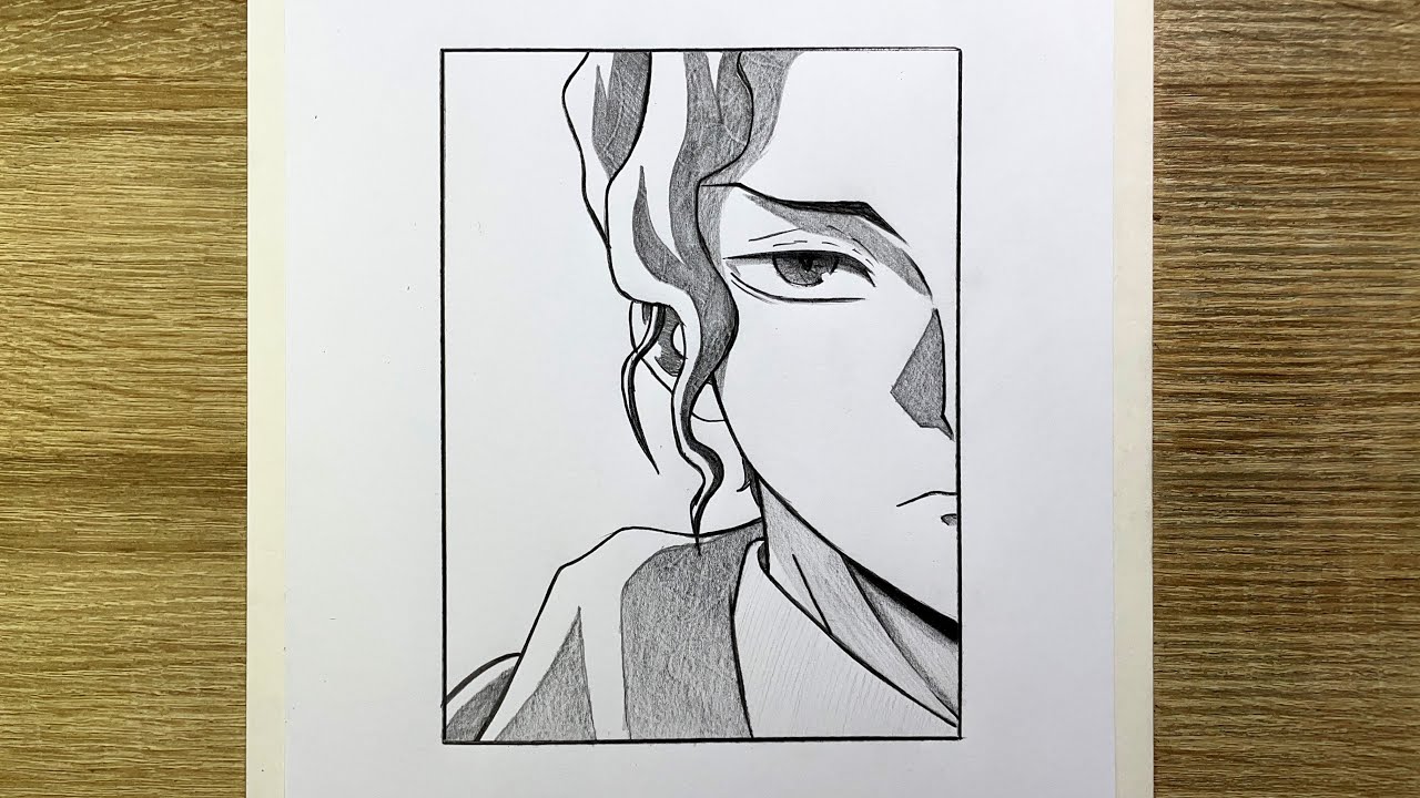 Cómo dibujar a Muzan Kibutsuji paso a paso | Dibujo a lápiz de Demon Slayer