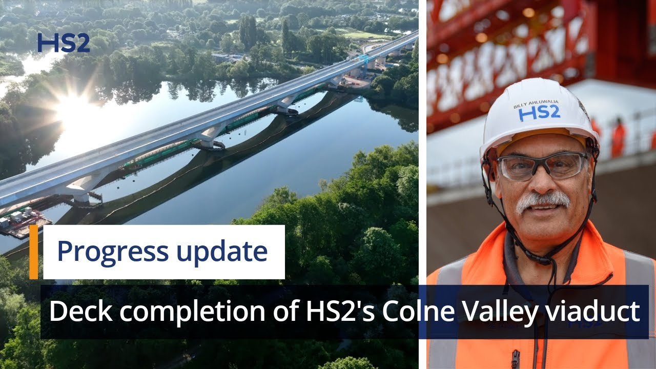 Britain gets its new longest rail bridge in major HS2 milestone