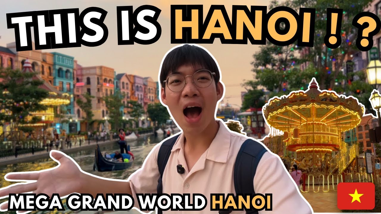 This is Hanoi !? 🇻🇳 | How to Get to Mega Grand World Hà Nội for FREE